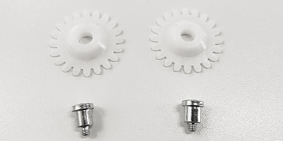 Zahnräder mit Schrauben